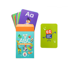 Cargar imagen en el visor de la galería, Tarjetas Fichas Didacticas ABC alfabeto con personajes de Mundo Canticuentos